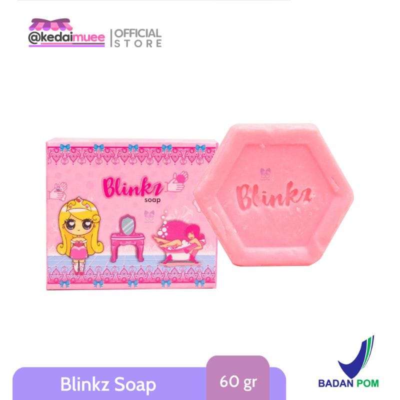 READY STOCK BLINKZ SABUN BLINK SOAP BPOM SABUN PENCERAH BADAN PENCERAH WAJAH COD ORIGINAL BLINKZ MAG