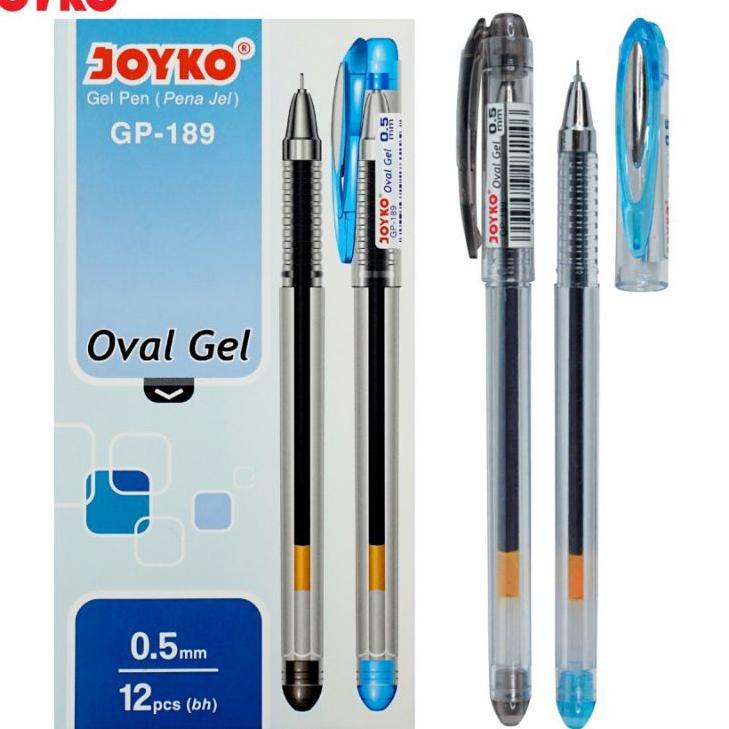 

BEST SELLER Pulpen gel Joyko Oval gel Gp-189/0.5mm ( 12 pcs ) SH5+