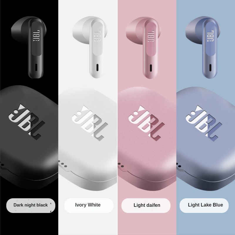 Headset Bluetooth JBL wave 300 Earphone Wireless Pure Bass Super Bass Live V 5.2