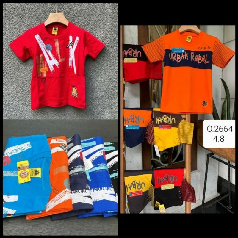 kaos anak terbaru 2023/kaos anak lengkong jaya/baju anak anak