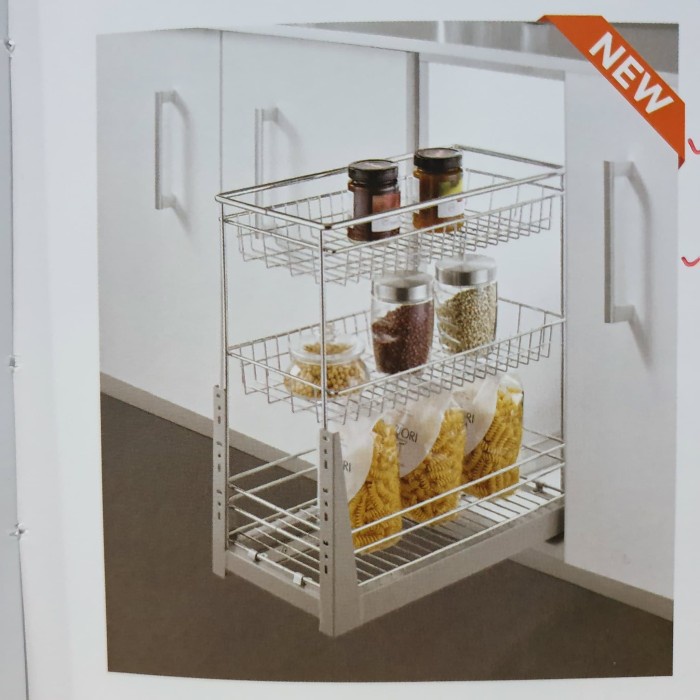 Bmn Vitco Sc 29023 Sm Slow Motion Rak Kitchen Set Piring Serbaguna 3 Susun