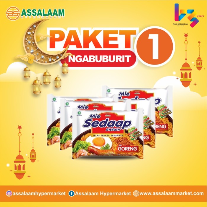 

⭐BISA COD⭐ PAKET 1 ( NGABUBURIT MAKANAN INSTAN )