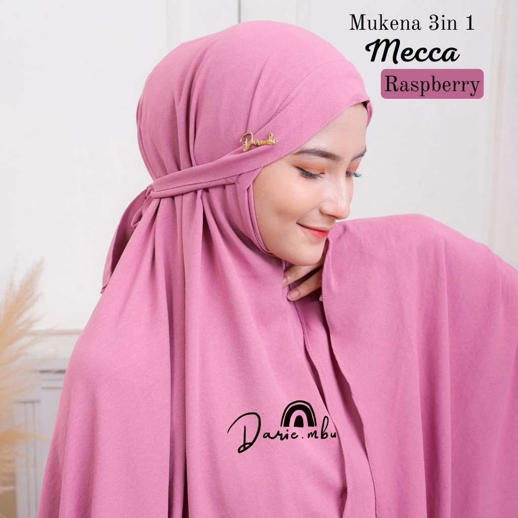 Mukena Dewasa 3in1 Crinkel Premium Mecca Series Traveling Mewah Jumbo