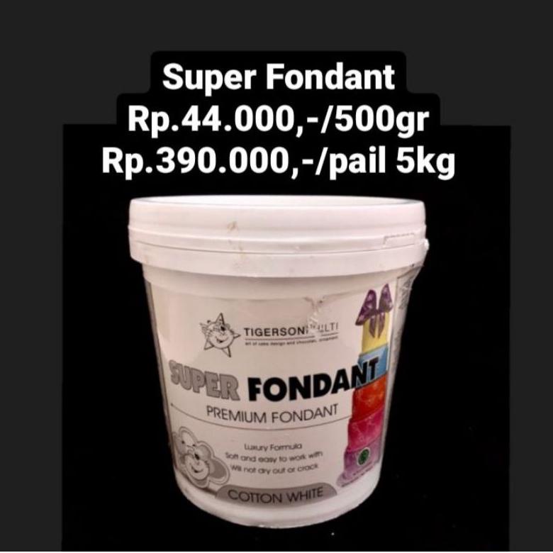 

[KODE PRODUK DVNYZ7538] Super Fondant kemasan 500gram