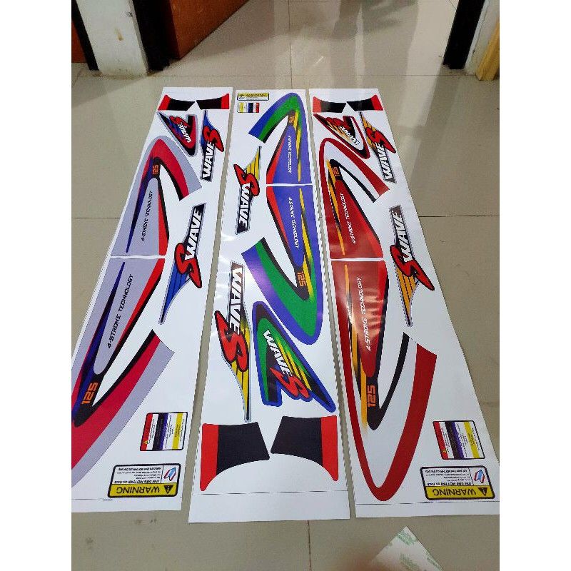 Striping Stiker Wave Karisma