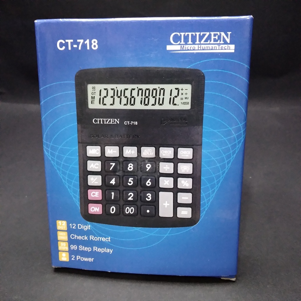 

KALKULATOR CITIZEN CT-718