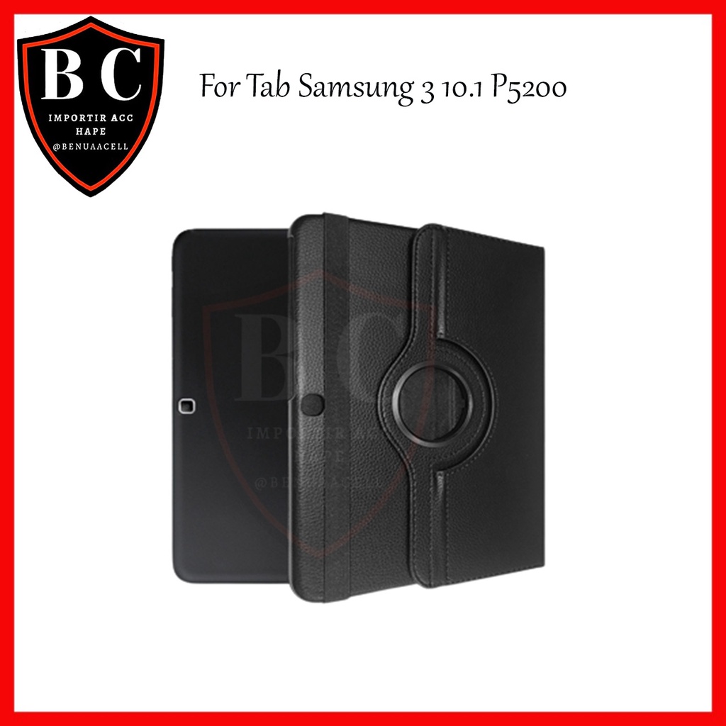 SARUNG TAB SAMSUNG 3 10.1 P5200 - ROTARY CASE SAMSUNG 3 P5210 P5220