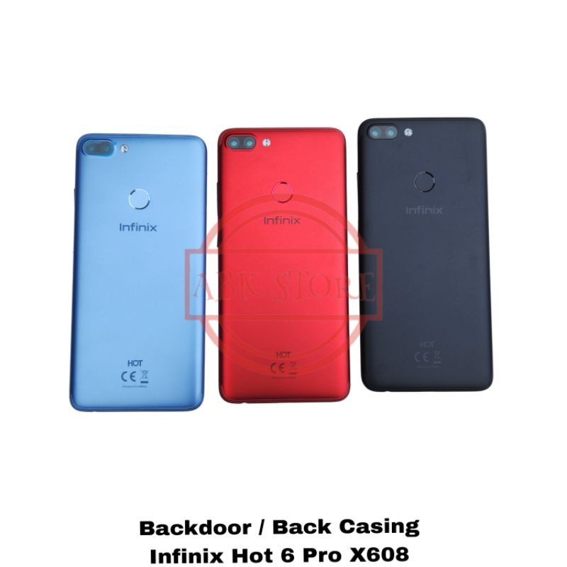 TUTUP BELAKANG BACKDOOR BACKCOVER BACK CASING INFINIX HOT 6 PRO HOUSING