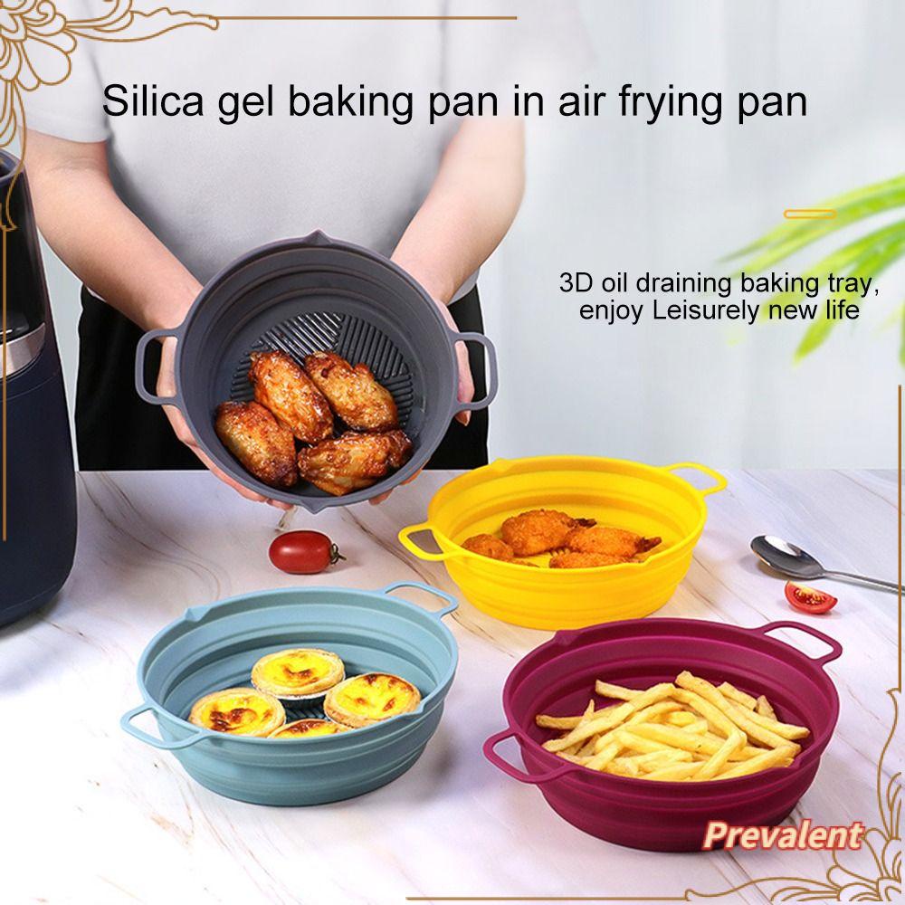 Preva Round Silicone Pot Grill Pot Tray Masak Reusable Pizza Plate Baking Basket