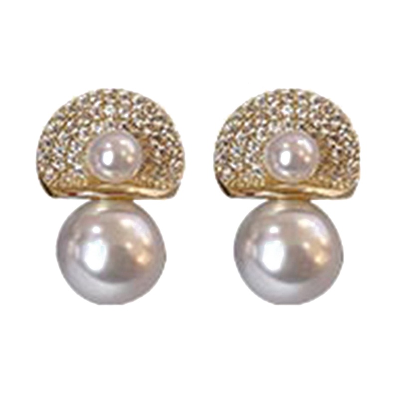 New Arrival Drop Earrings Fashion Mutiara Klasik Bulat Wanita Menjuntai Elegan Perempuan Korea Perhiasan Perempuan Trendi