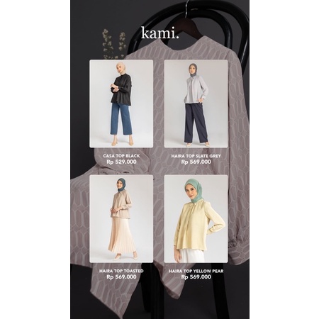 [TIDAK RIJEK] KAMI HAIRA TOP DISKON SCARF SALE KAMI DRESS