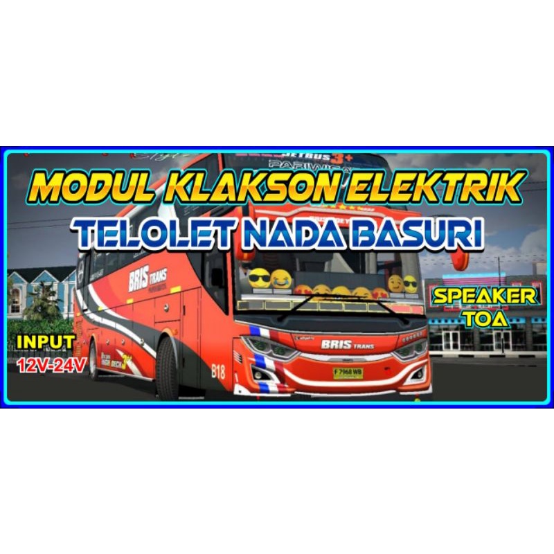 KLAKSON TELOLET NADA BASURI ELEKTRIK TOA 12V &amp; 24V