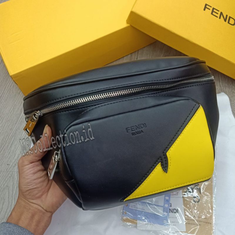 Waistbag Fendi 1 Eye Belt Bag Tas Pinggang Premium Quality