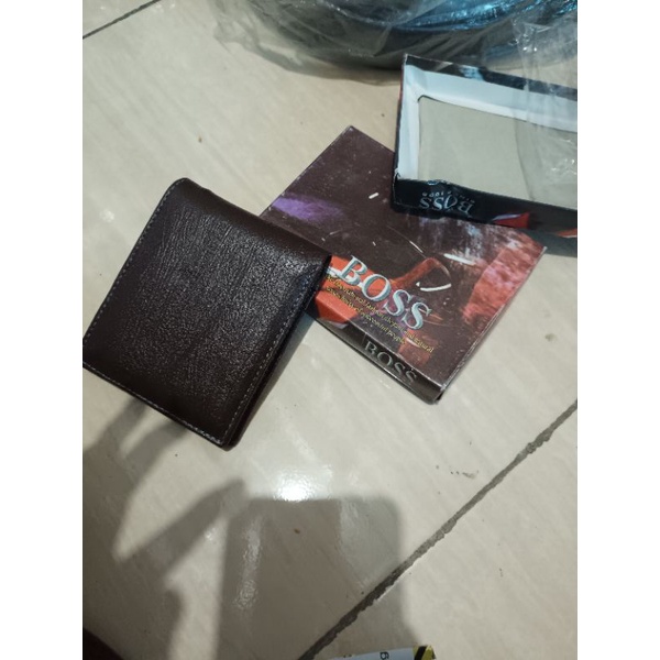 dompet peria mudel lipat dompet logo bos