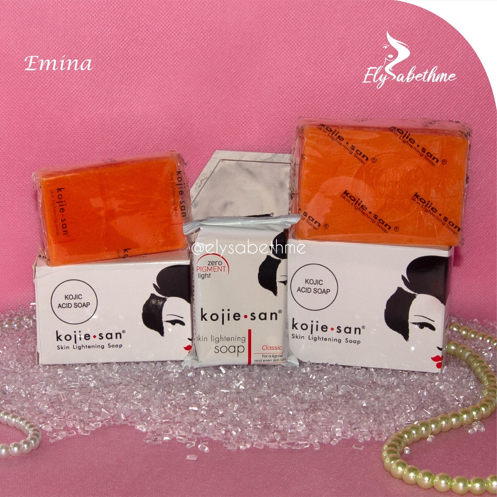 ✿ELYSABETHME✿ ｋ ｏｊｉｅ　ｓａｎ　たッい sabun kojic ACID soap best seller KOJIE SAN import