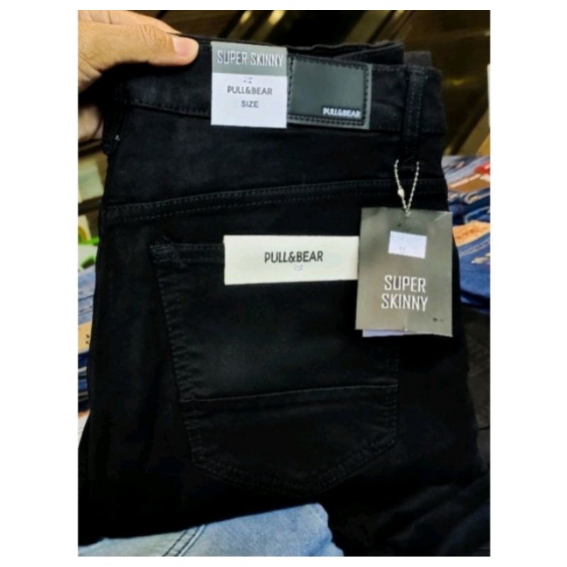 celana jeans Stretch jumbo size 28-40 pull n bear/ celana skinny pria / celana pensil pria