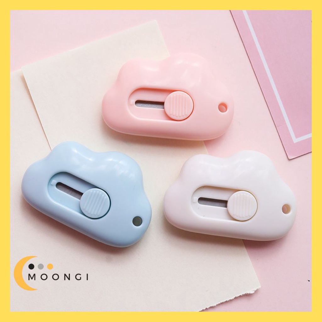 

Cutter Mini Bentuk Awan Cute Aesthetic Pisau Ukir Mini Lucu