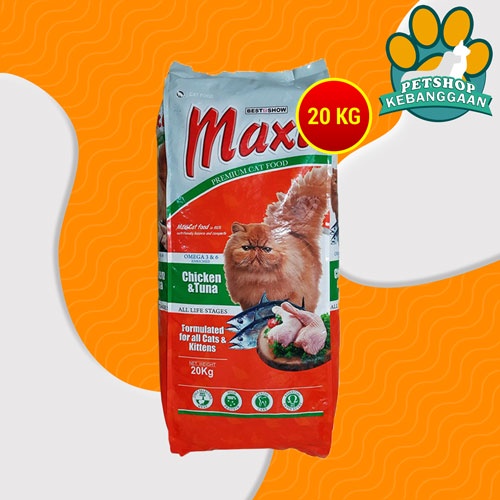 Makanan Kucing Maxi Chicken tuna Cat 20 kg