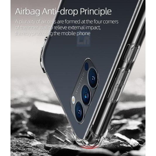 Case Kesing Oppo Reno4 / Reno 4 Pro Indonesia Soft Case Acrylic Airbag Corner