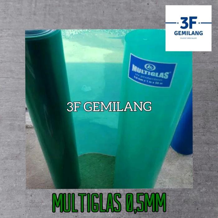 

Fiber Plastik Penutup Pagar 50 Polos Multiglas Meteran 073