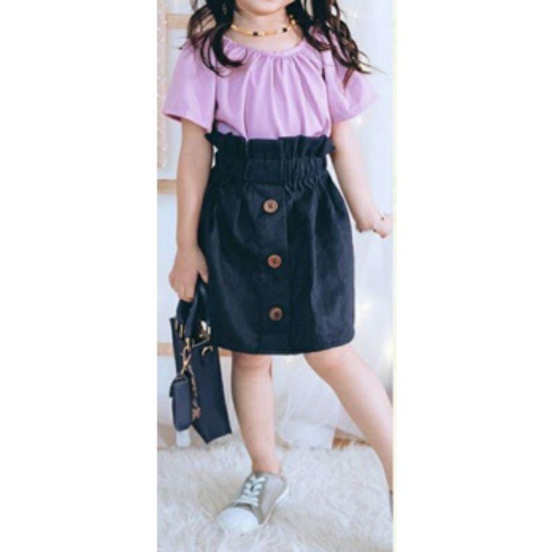 ROK ANAK LUNA SKIRT USIA 1-7 TAHUN