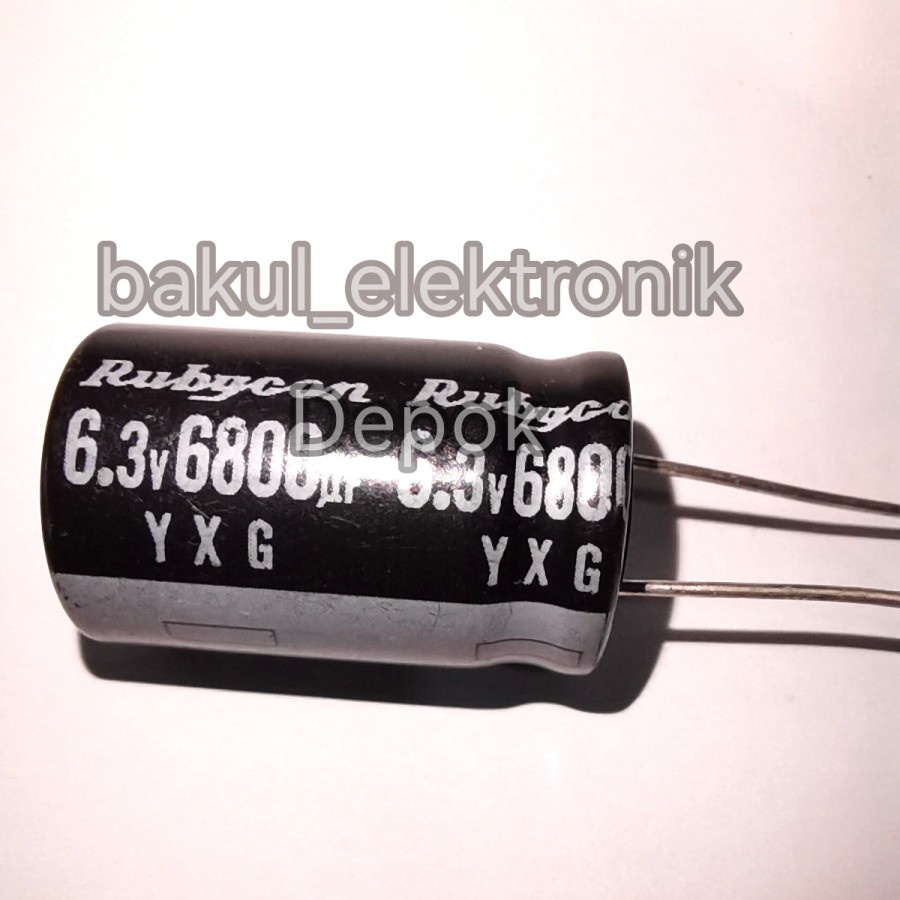 6800uf 6.3v 105° ELCO ORIGINAL RUBYCON JAPAN