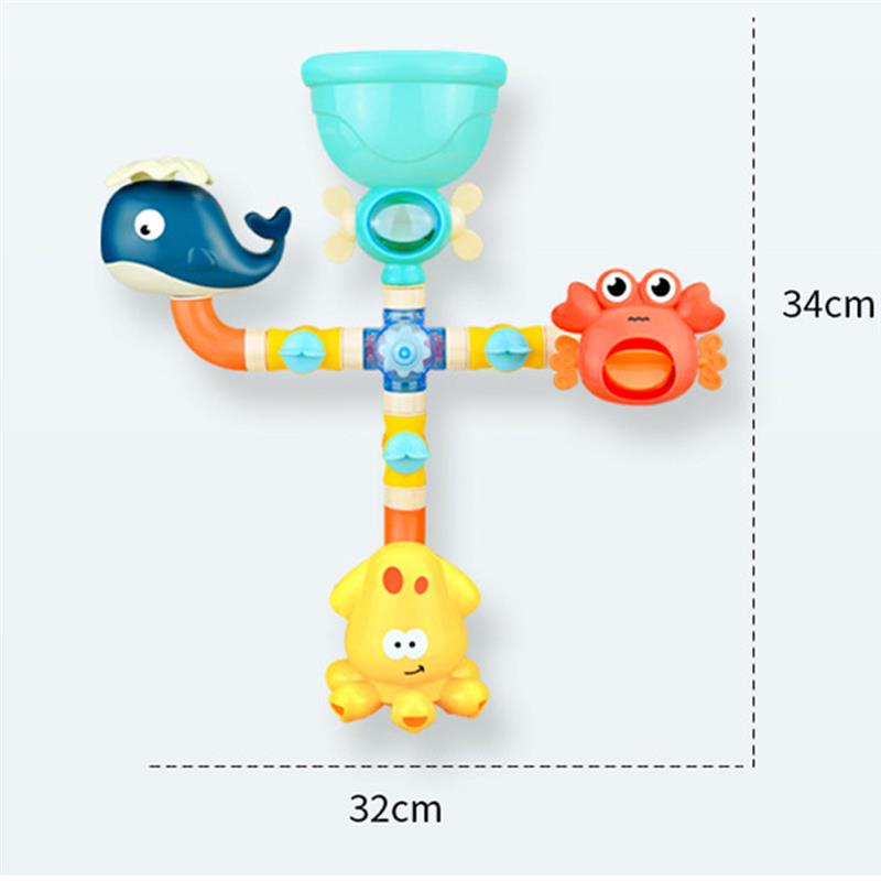 Baby Bath Toys Game 4in1 Kids Bath Toys Mainan Mandi Anak Mainan Mandi Bayi Mainan Air Anak