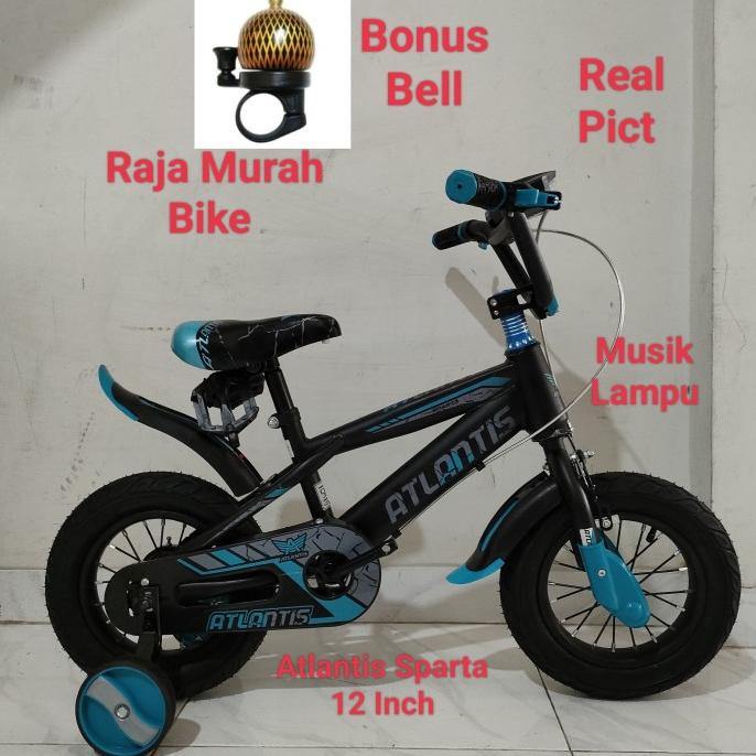 Sepeda Anak Bmx Atlantis Twins 12 Inch Bmx 12 Atlantis Musik Lampu #Original