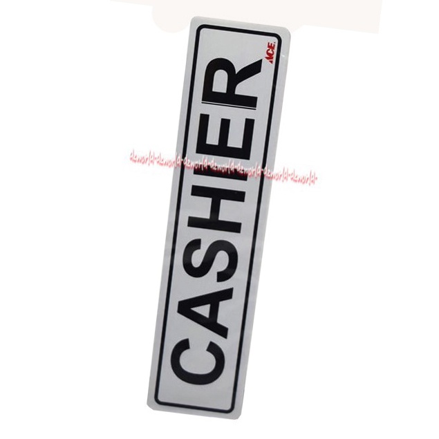 Kris Stiker Cashier Kasir Sticker Casier Mudah Diaplikasikan Pada Metal Kaca Atau Plastik Krisbow Ace Kasirs Warna Silver