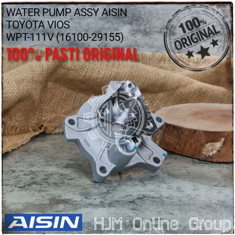 WATER PUMP TOYOTA VIOS LIMO YARIS AISIN JAPAN ORIGINAL WPT-111V