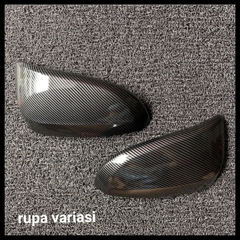 Cover TUTUP spion MODEL TEMPEL TOYOTA INOVA INNOVA REBORN 2016 sd 2023 CROME chrome hitam doff 2017 2018 2019 2020 2021 2022 tempel carbon hitam black piano glossy ribon