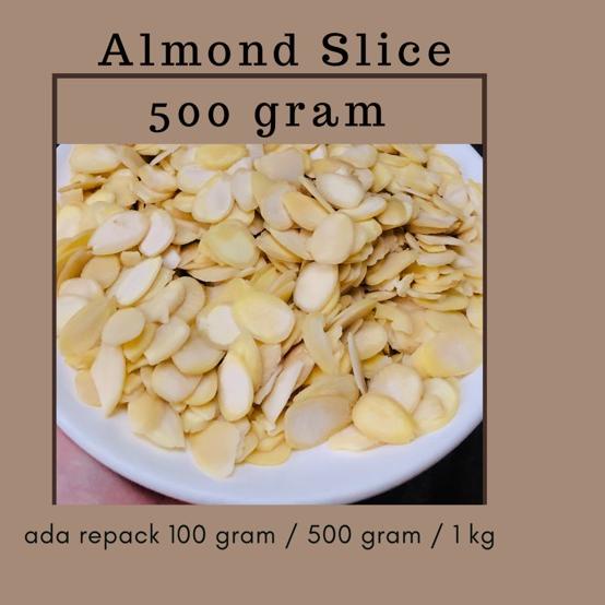 

HARGA GROSIR 500 GR ALMOND SLICE 500 gram / Almond Slice Blue Diamond / Kacang Almond / Almond Slice buruan