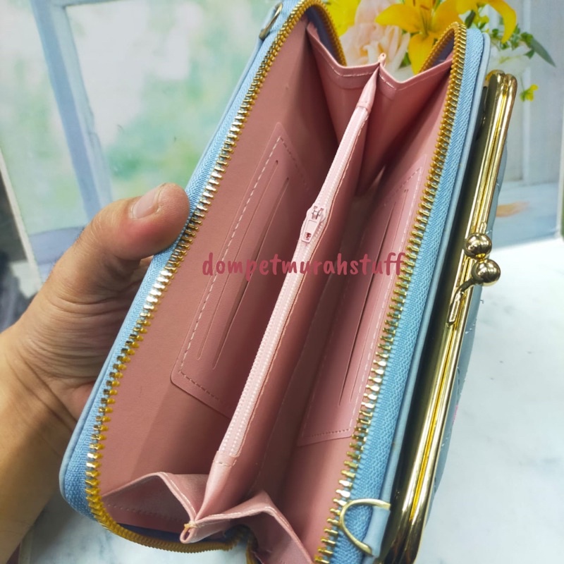 COD TAS HP SELEMPANG WANITA BORDIR BEHEL MODEL TIDUR