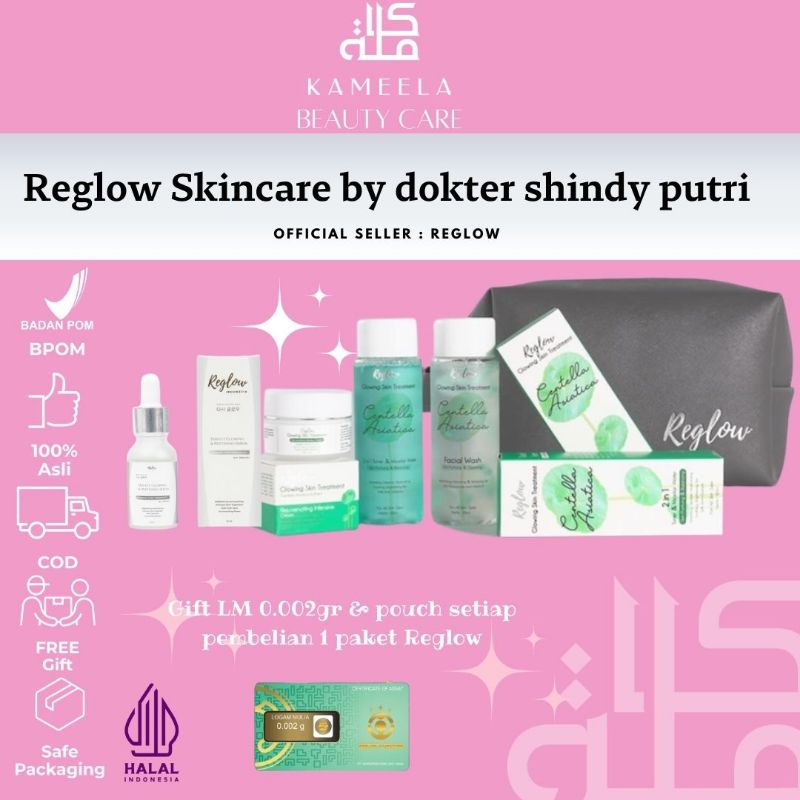 [BISA COD] Reglow by dokter shindy putri / skincare bpom/ cream wajah / Serum Wajah /Mencerahkan Waj