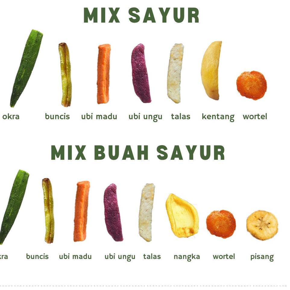 

➲Promo Crunchy Veggie Snack ASMR Keripik Sayur Keripik Buah Sayur Krispi Cemilan Diet Snack Sehat Snack Diet 300ml 700ml 1000ml 1L [142]