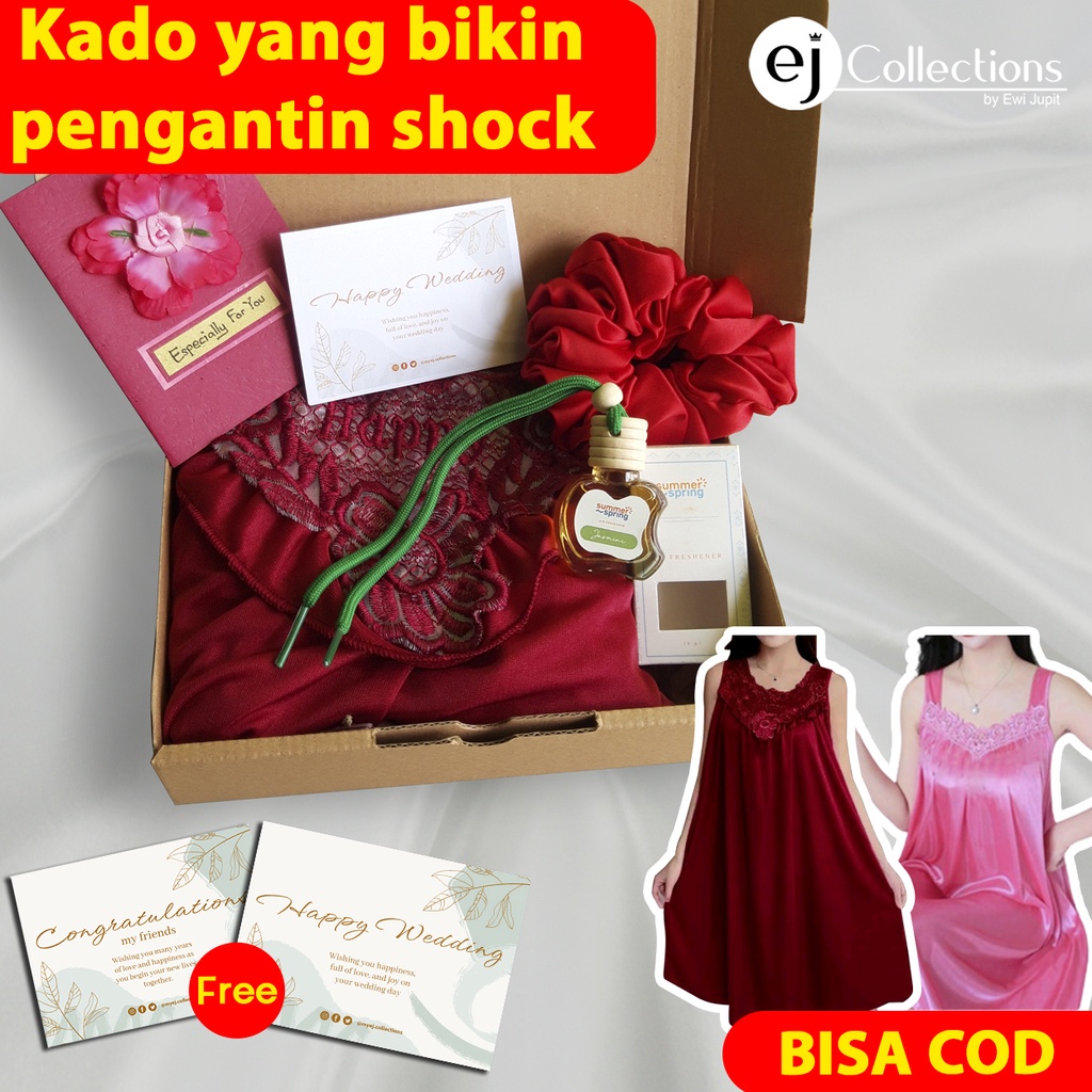 Hampers Wedding Kado Nikahan Lingerie Kado Hadiah Pernikahan Baju Tidur Wanita