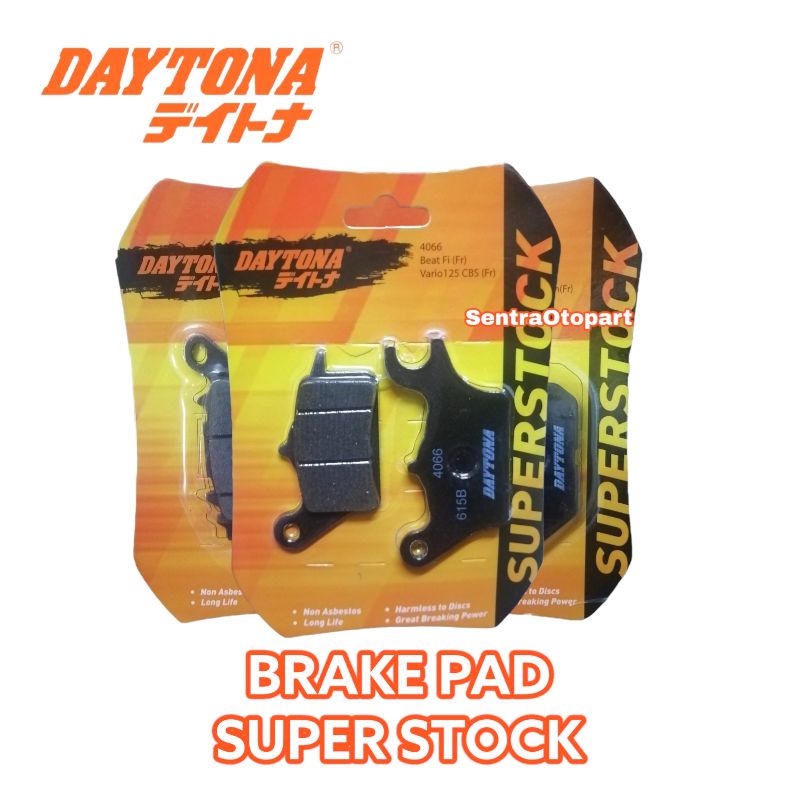 Kampas rem diskpad depan beat scoopy spacy fi injeksi vario 125 superstock daytona