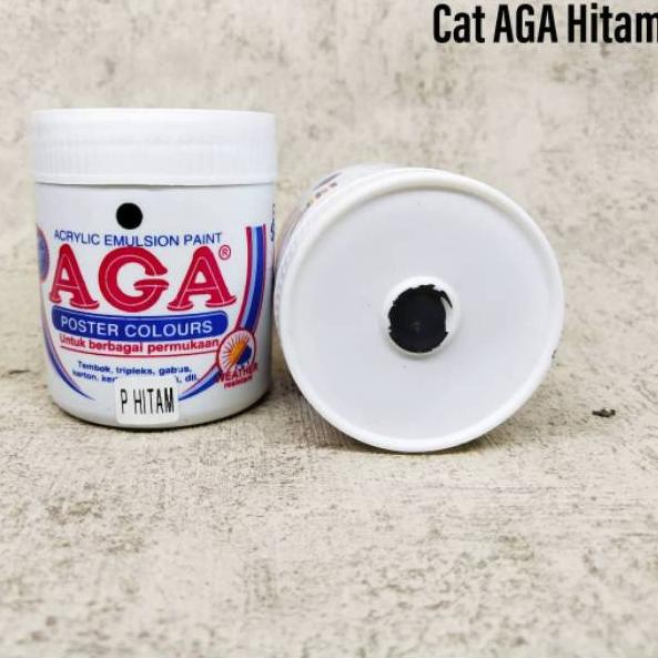 

[P-5-3 ☎] CAT AGA / CAT ACRYLIC (WARNA HITAM / PUTIH)-terviral