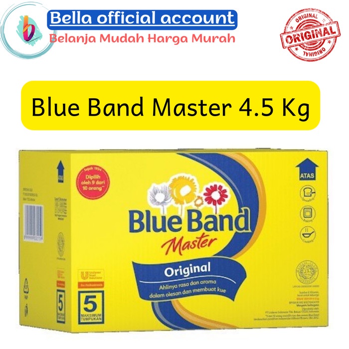 

BLUE BAND Master Original Margarine 4.5 Kg
