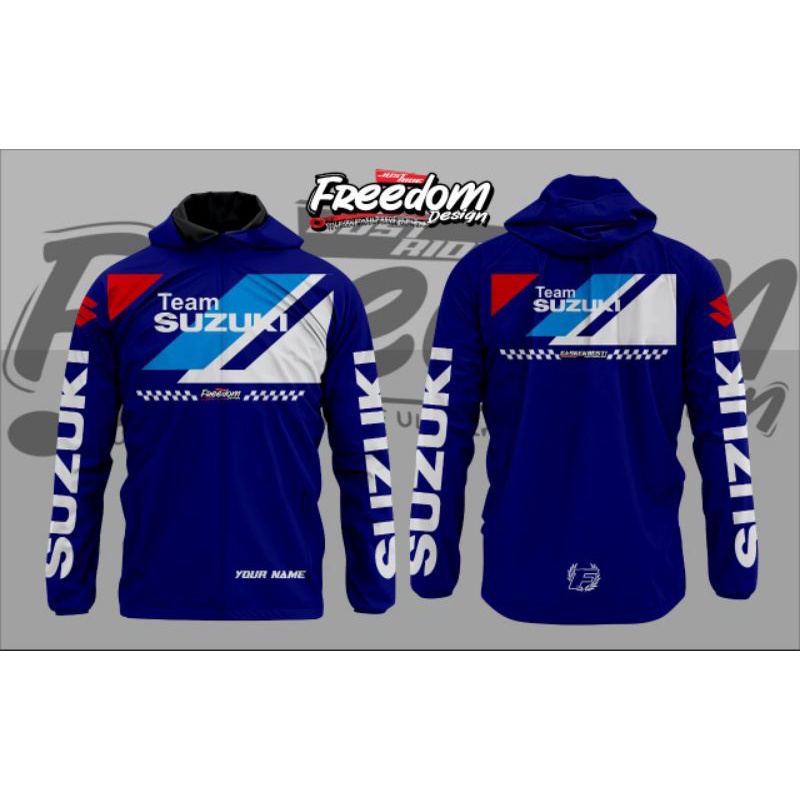 JAKET RACING TEAM SUZUKI TASLAN WATERPROOF