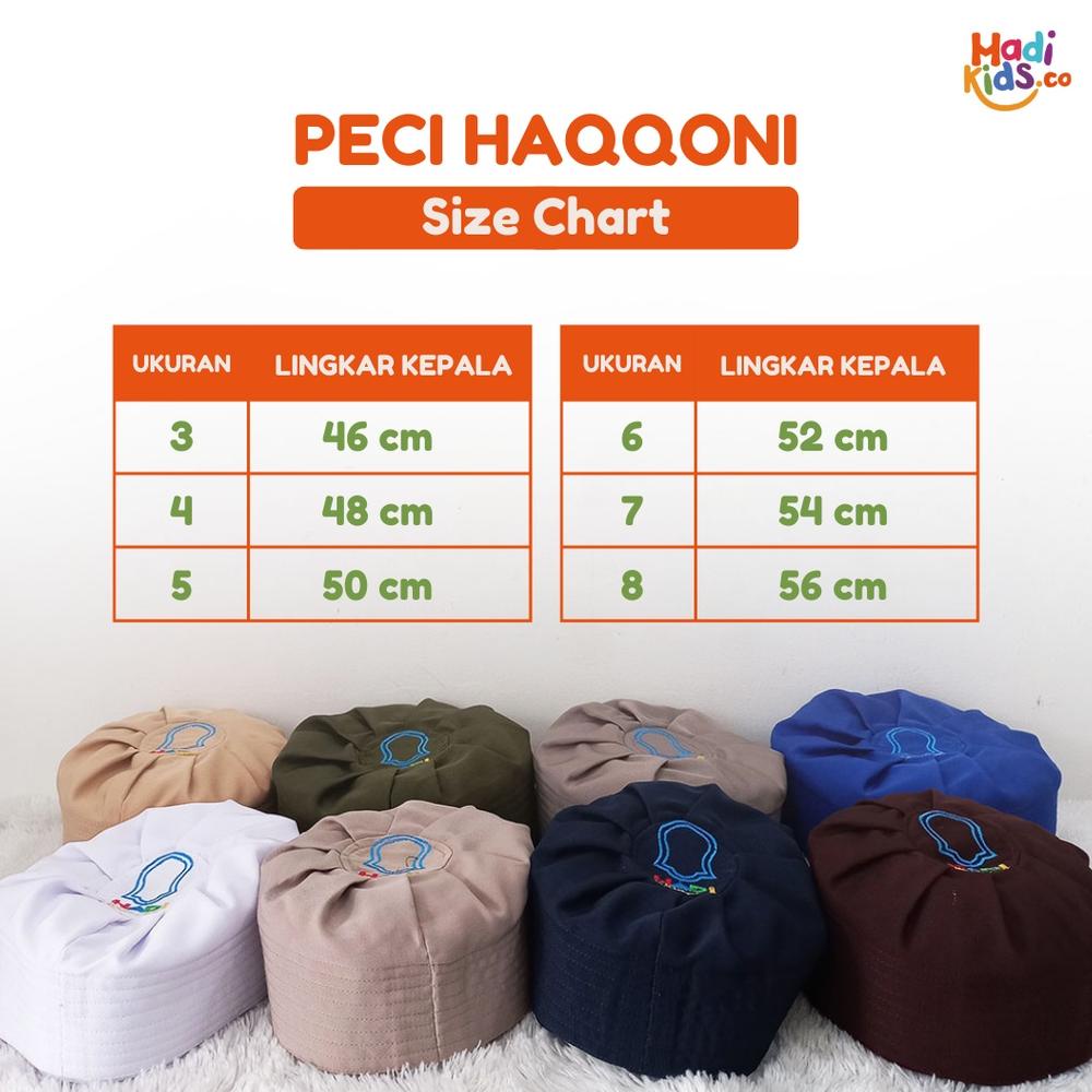 Kekinian Peci Haqqoni By Hadikids.Co | Peci Anak | Peci Muhammad Hadi Assegaf | Peci Habib Syech .,