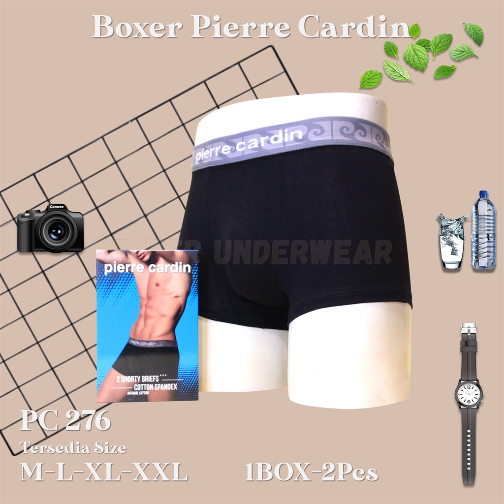 Pierre Cardin Celana Boxer Pria PC 276 1 Box isi 2Pcs