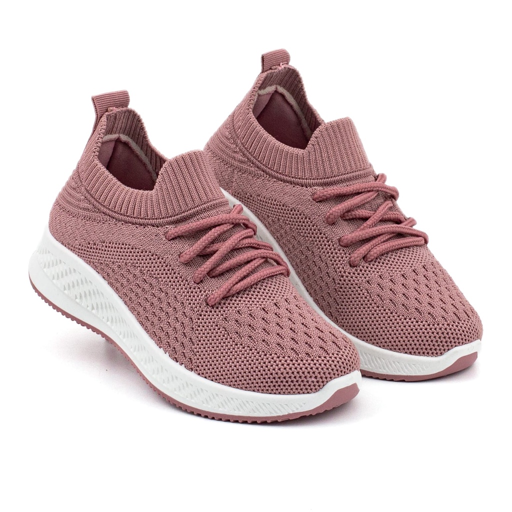 Sepatu Rajut Import /Anak Anak /Sepatu Casual Olahraga Premium Cewek Cowok Tali A1136