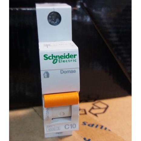 MCB SCHNEIDER ORIGINAL 1P 10 AMPERE BERSTANDAR SNI