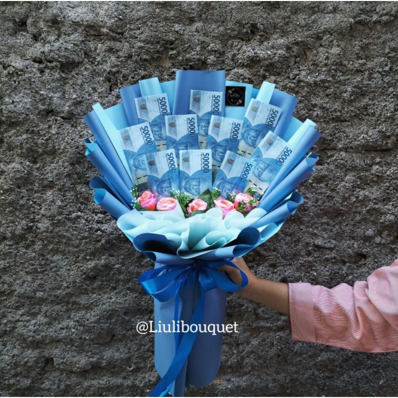 

BuketUang/MoneyBouquet/10lembar/BuketUangCustom