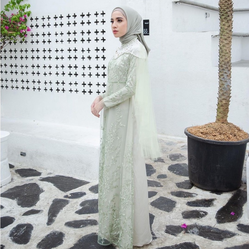 GAMIS TERLARIS BRUKAT NAMIRA / GAMIS FASHION REMAJA/GAMIS PESTA NIKAHAN SIZE M L XL