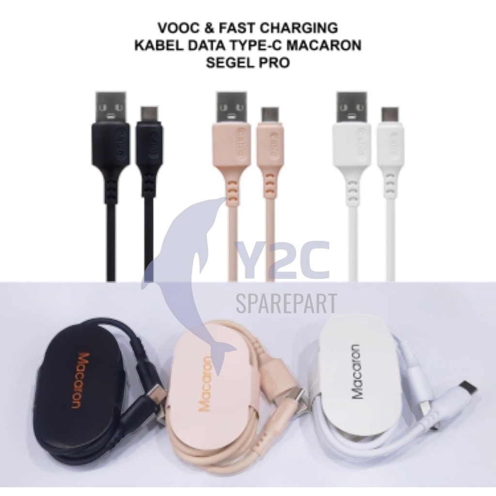 KABEL DATA MACARONE TYPE C / CASAN CAS USB ORIGINAL OEM