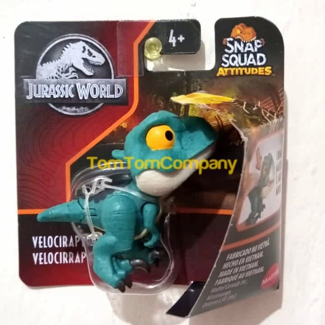 snap squad attitudes wave 10 velociraptor jurassic world