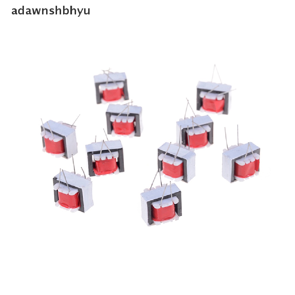 Adawnshbhyu 10pcs Trafo audio 600:600 ohm 1:1 EI14 Isolasi Trafo Dering ID