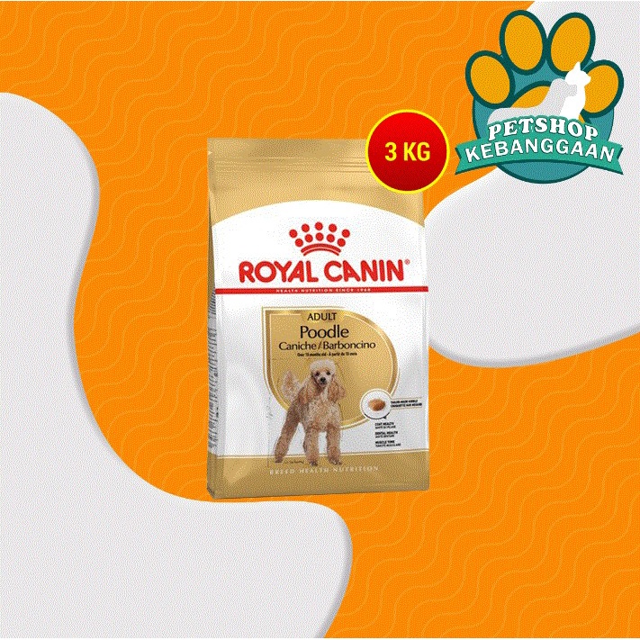 Makanan Anjing Royal Canin Poodle Adult 3 Kg